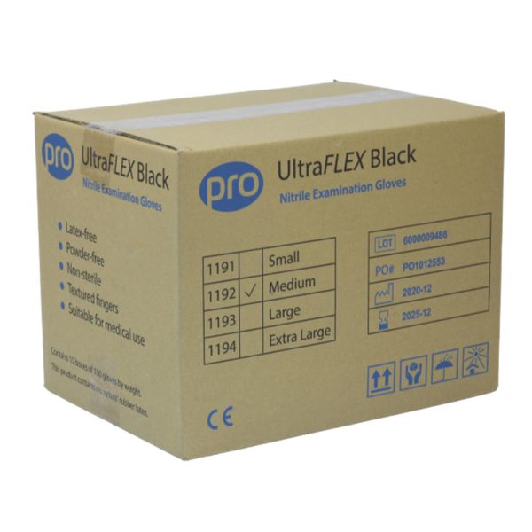 PRO UltraFLEX Black Nitrile Gloves - Image 5