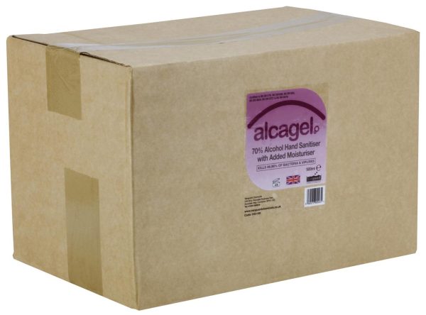 Alcagel Hand Sanitiser Gel - 70% Alcohol - Image 2