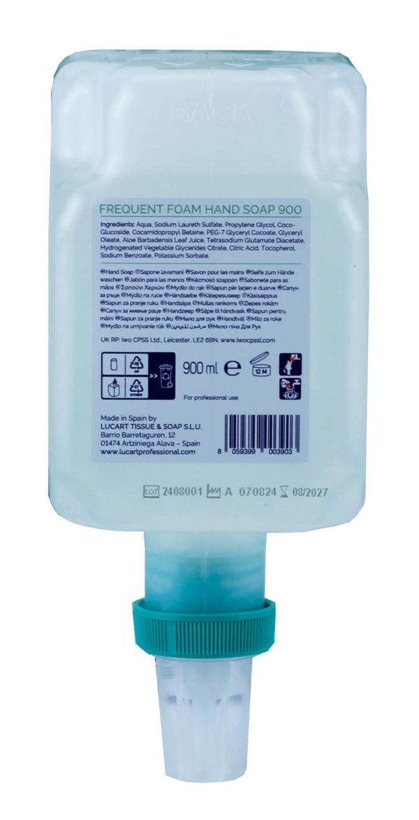 IDENTITY Frequent Foam Soap 900ml with Aloe Vera - Image 2