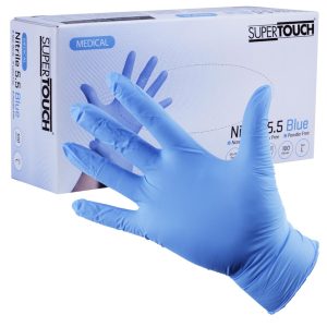 Heavy Duty Blue Nitrile Gloves