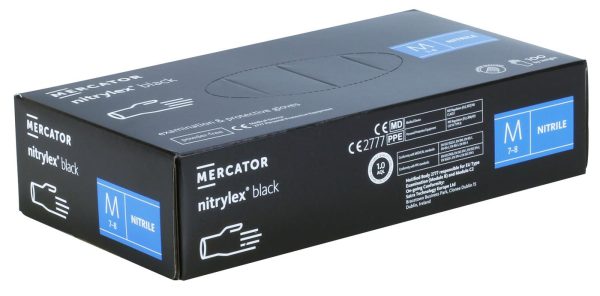 Mercator Nitrylex Black Nitrile Gloves