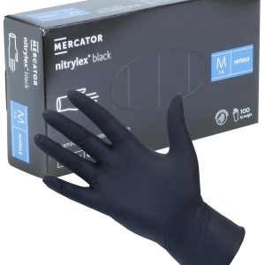 Mercator Nitrylex Black Nitrile Gloves
