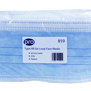 PRO Type IIR Ear Loop Face Mask Fluid Resistant