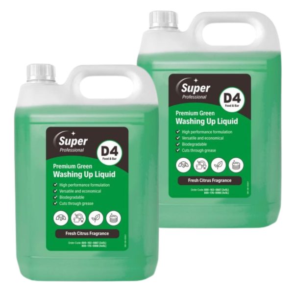 Premium Green Washing Up Liquid D4