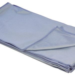 Blue Microfibre Glass Cleaning Cloths- 1 pack of 10