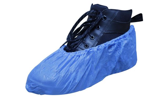 Blue CPE Overshoes – 16" ,  20 packs of 100 overshoes
