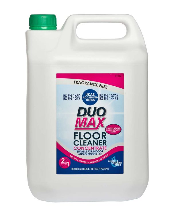 DuoMax Concentrated Floor Cleaner –2 x 5 litre containers - Image 2