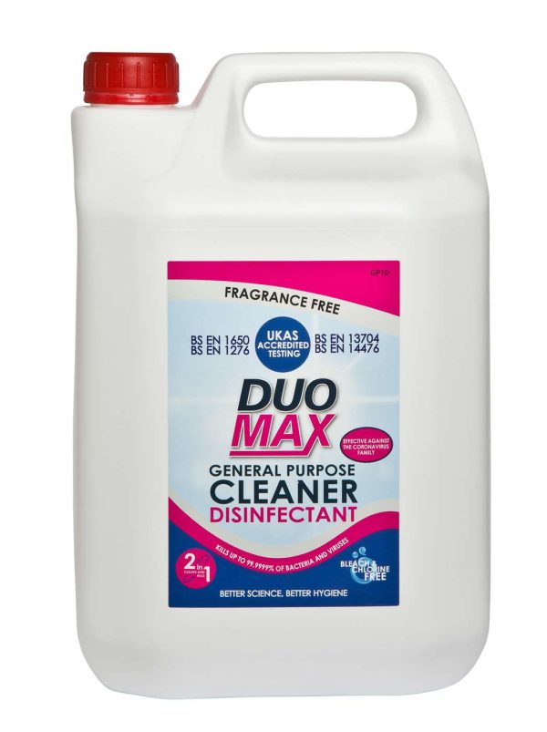 DuoMax General Purpose Cleaner and Disinfectant 2 x 5L - Image 2