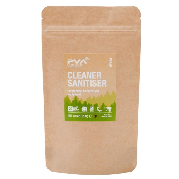 Cleaner Sanitiser 20 x 750ml Sachets - Image 2