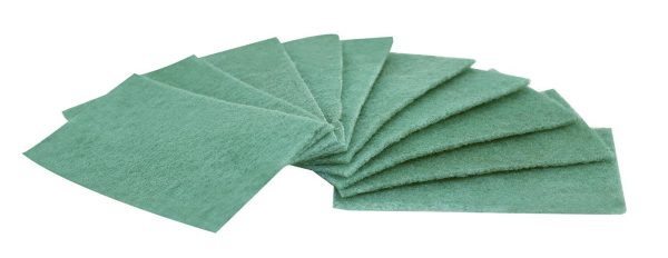 Green Scourers 9" x 6" - 1 pack of 10 - Image 2