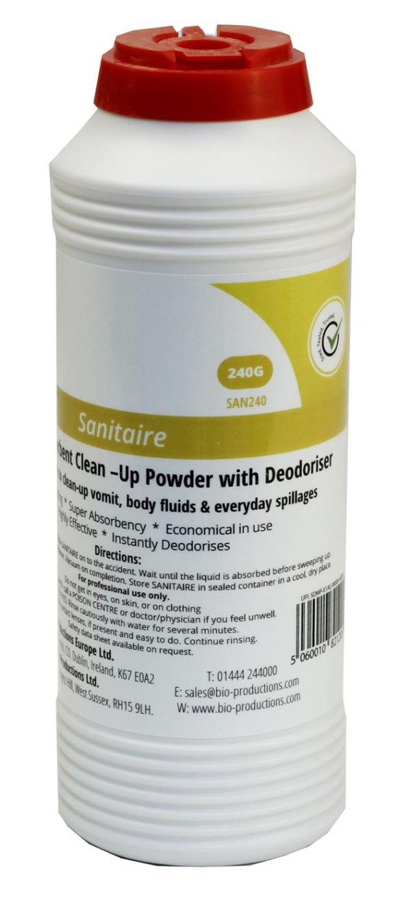 Sanitaire Cleanup/Absorber 10 x 240g- Code: 7213 - Image 4