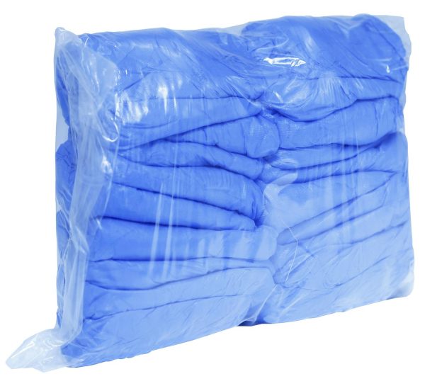 Blue CPE Overshoes – 16" ,  20 packs of 100 overshoes - Image 3