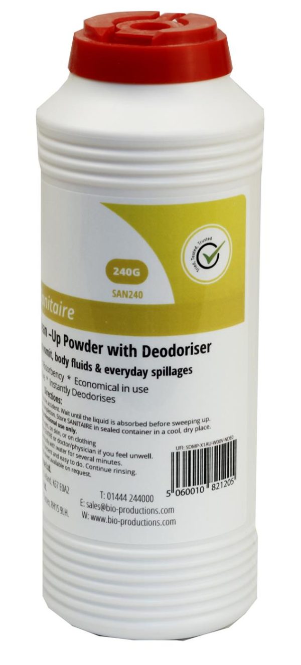 Sanitaire Cleanup/Absorber 10 x 240g- Code: 7213 - Image 5
